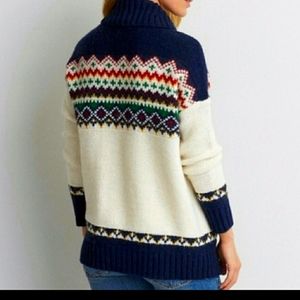 American eagle faire isle cardigan